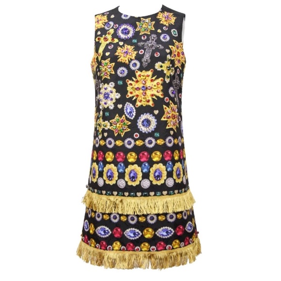 🆕 The LORUDA Bejeweled Fringe Dress - Picture 3 of 8